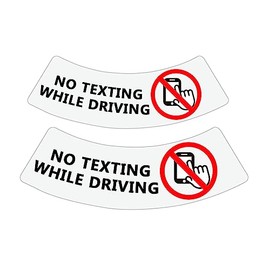 No Texting While Driving Labels,Keep Attention on The Road No Cellphone Safety Caution Stickers,10 pcs