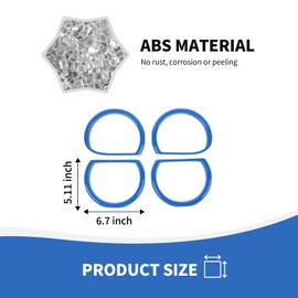 RAZPOY Headlight Lamp Cover for Challenger Accessories, Front Headlight Cover Exterior Light Trim Decoration Compatible with Dodge Challenger 2015-2023, Blue