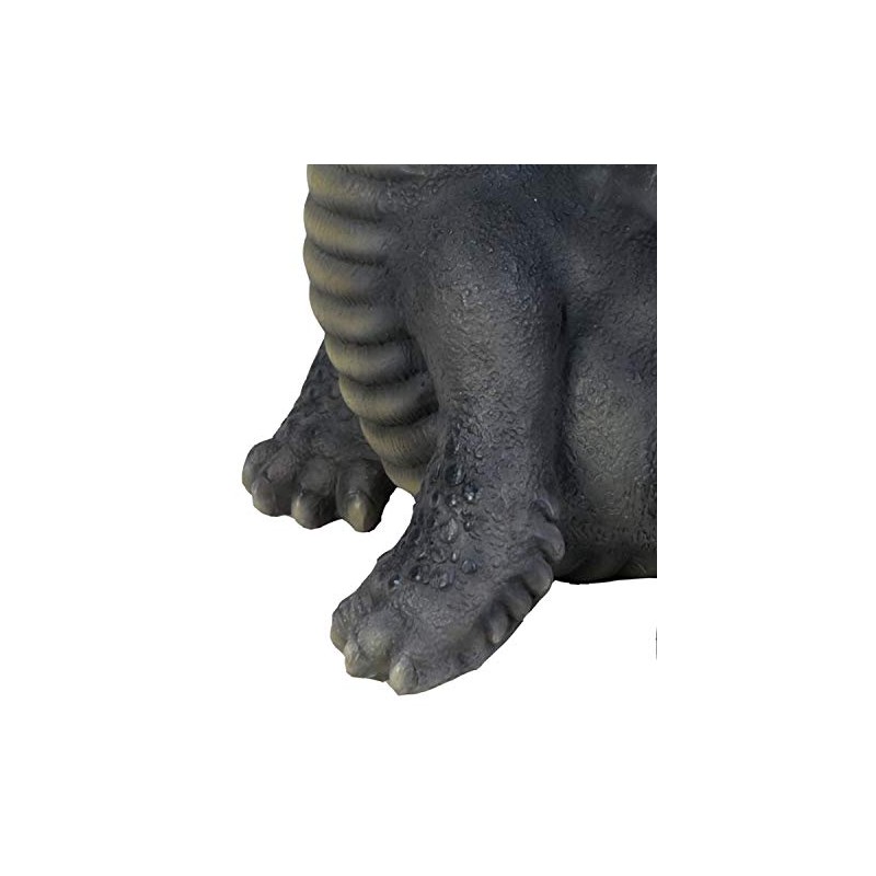 Green and Blue Fan Tail Dragon | Highly Detailed Frost