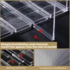 Saizamol Purse Organizer for Closet, Adjustable Acrylic Clear Handbag Storage