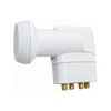 MegaSat 0401098 HD-Profi Quattro LNB White