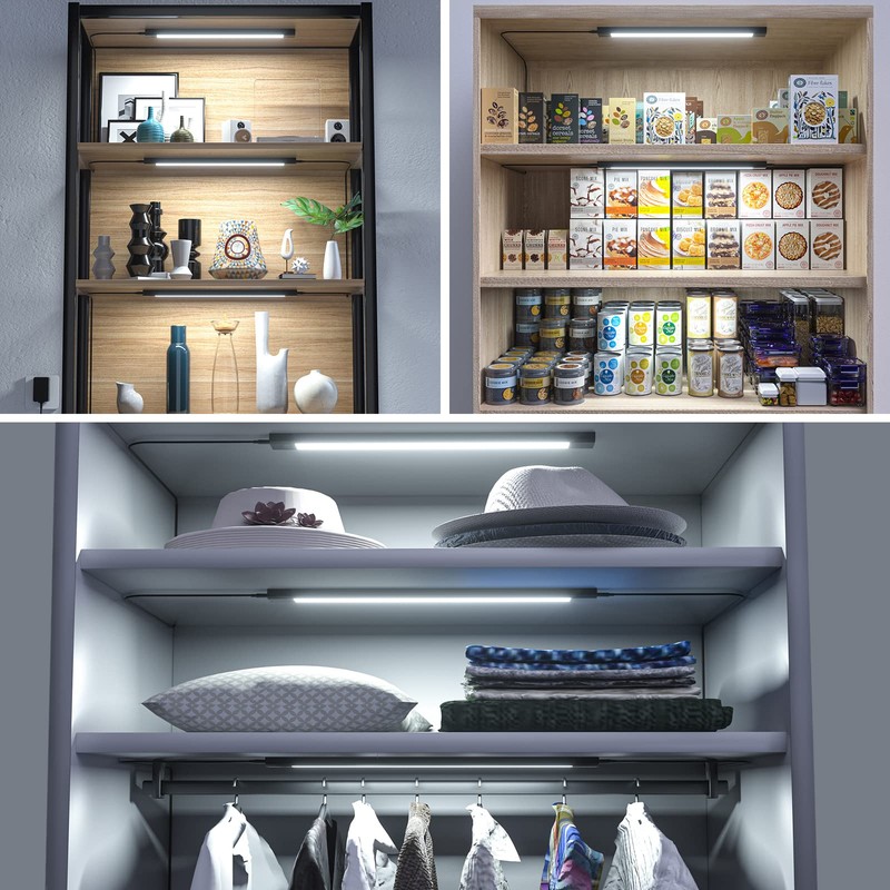 WOBANE Under-Unit Light Kitchen LED Dimmable, Hand Motion Activated, Bright