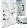 4-piece SUS 304 Stainless Steel Wall Mounted Bathroom Hardware Accessories