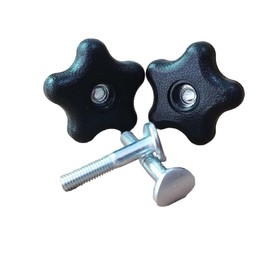 Handle Knob and Screw Bolt Washer Kit for Repair Snow throwers and Lawn mowers Parts Fits Toro Lawn Mowers/Snow Blowers 92-2260 and 106-4161,107-3844 (2 Pack)