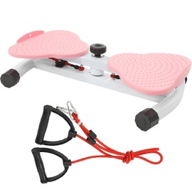 Waist Twister Machine, Ab Twist Board with 220 lbs Weight Capacity, Waist Twister Board Twisting Machine Abs Workout, Home Gym Exercise Equipment for Women Men (Pink)