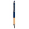 noTrash2003 10 Ergonomic Ballpoint Pens with Metal Tip and Bamboo