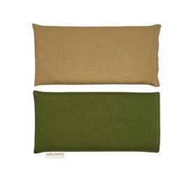 Wärmekissen für Mikrowelle, 30 x 15 cm, doppelte Verwendung, kalt oder warm, natürliche Schmerzlinderung, Füllung mit Rosmarin, Weizen und Lavendel, Farbe: Rosmery, mit wasserdichter Tasche