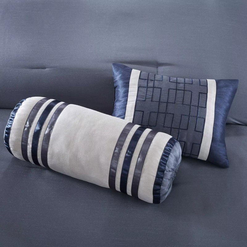 Madison Park 7 Pieces Comforter Set-Deluxe Hotel Collection Luxury Bedding