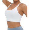 Foucome Nursing Bras for Breastfeeding Wirefree Racerback Maternity Sports Bra