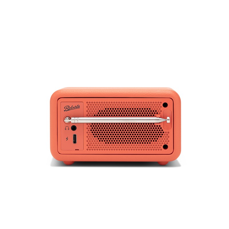 Roberts PETITE2 FM/DAB/DAB+ Portable Radio, Bluetooth, Alarm, Pop Orange