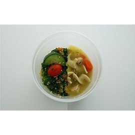 Vito's Famous Deli Contenedor con tapa, 8 onzas (paquete de 40) | A prueba de fugas | Seguro para congelador