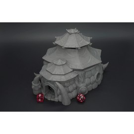 Orc Town Hall by Makers Anvil, 3D Printed Tabletop RPG Scenery and Wargame Terrain for 28mm Miniatures