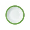 2-pack soup plate, break resistant melamine green size 21 Ø