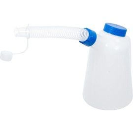 BGS 9938 | Filling Jug with Flexible Spout and Lid | 1 Litre | Measuring Cup / Filling Jug for Oil etc.