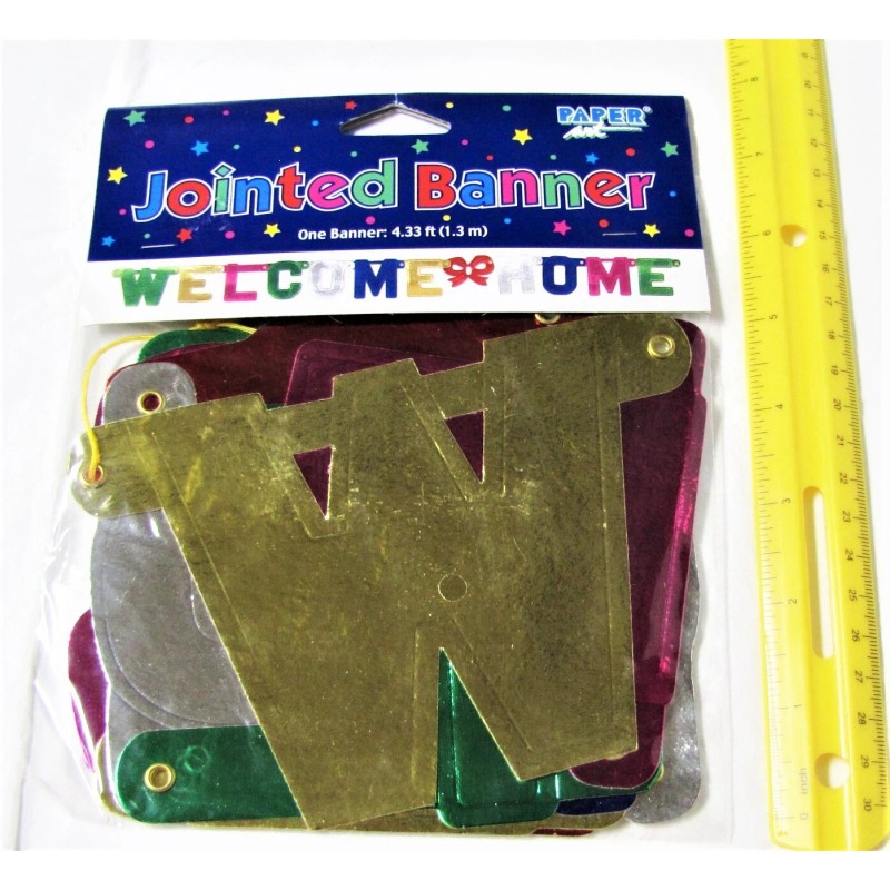 Creative Expressions Welcome Home Jointed Banner #29398, 1/pk, 4.33-foot