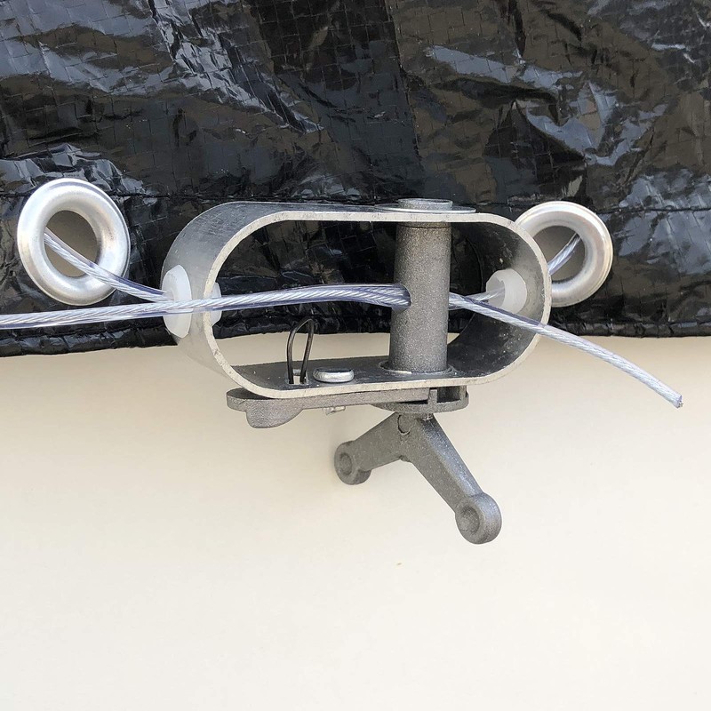 Wire tension rope for pool tarpaulins, diameter 2 mm, length