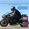 Casco de Motocicleta con Cancelación de Ruido, Auriculares con Asistente