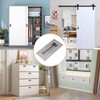 MOROBOR Brushed Nickel Flush Pull, 2Pcs Stainless Steel Rectangle Side