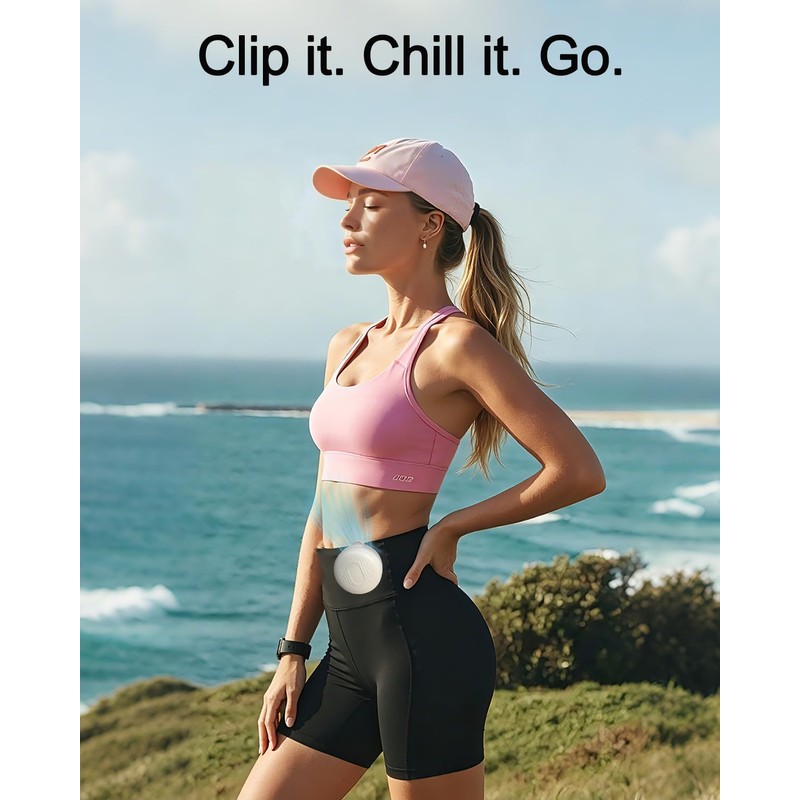 Zaardend Clip on Fan for Shirt, Wearable Mini Portable Person