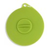 Dexas Popware for Pets Flexible Suction Pet Food Lid, Gray/Green
