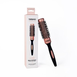 Professional Round Hair Brush Termix Evolution Gold Rose Diameter 28 cm