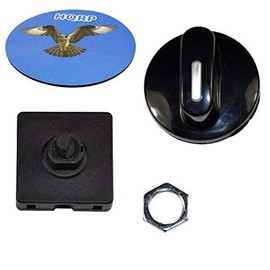 HQRP 4-Position 3-Speed Fan Selector Rotary Switch Compatible with Patton U2-1487 Fan