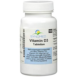 Vitamin D3 Tabletten, 180 Tabletten (75.6 g)