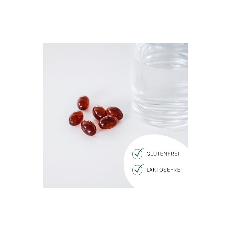 Astrid Twardy Lecithin Kapseln, mit hochwertigen Phospholipiden aus Soja, Weichkapseln,