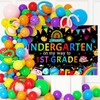 Mocsicka Kindergarten Graduation Backdrop Banner, Goodbye Kindergarten On My Way