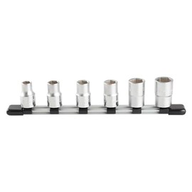 TONE Socket Set (Hexagonal with Holder) HS406 Insertion Angle 0.5 in (12.7 mm) Includes 6 Pieces
