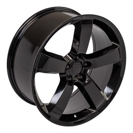 OE Wheels LLC DG04-20090-5115-20B Black Wheel Painted (20 x 9. inches /5 x 115 mm, 20 mm Offset)
