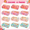 Liobelon 12 Pieces Mothers Day Cookie Boxes, Flower Bakery Boxes