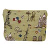 Ballerina Gobelin Square Pouch, Made in Japan, Paris Pistachio