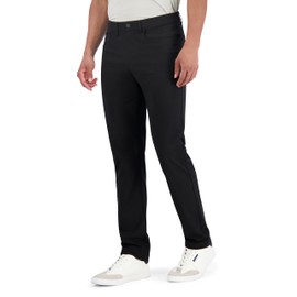Ben Sherman Men's Performance Golf Four-Way Stretch, Moisture-Wicking, Quick-Dry, Wrinkle-Resistant Casual Pants, & Grip Waistband, Black, 38