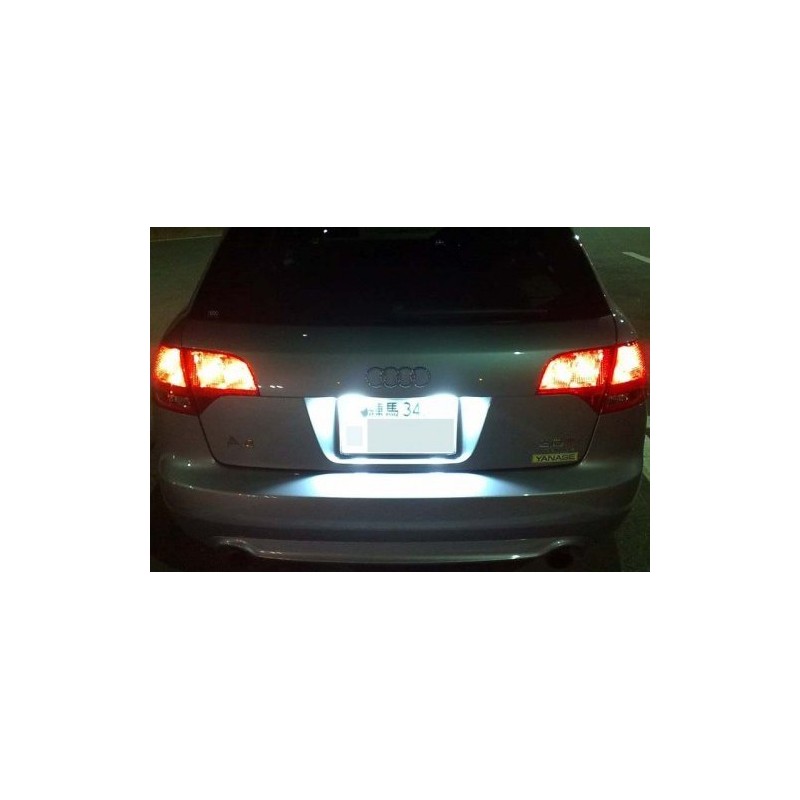 RZG 2x LED Licence Number Plate Light White Canbus For