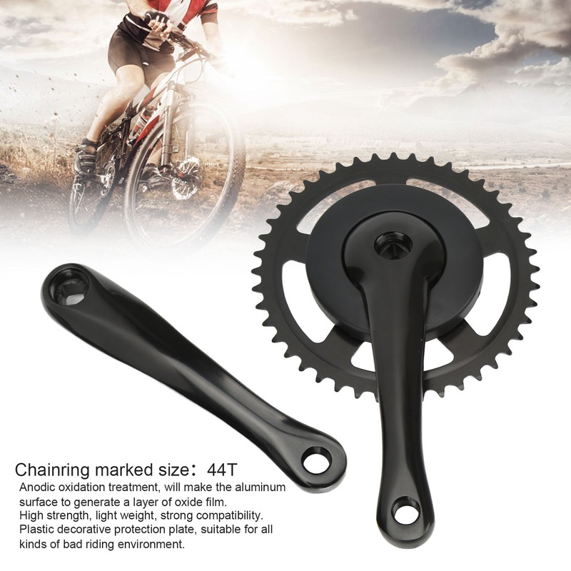 44T Square Hole Crank Sprocket Anodizing 170mm Mountain Bike Chainring