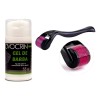 Dermaroller Facial Barba 0.5 Mm Titanio + Serum Barba
