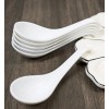 Ebros Gift Contemporary White Melamine Asian Soup Spoons With Ladle