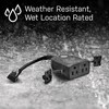 Feit Electric Smart Outdoor Plug, WiFi Waterproof Plug, 2 Grounded
