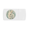 'Cute White Bunny' Pill Box with Tablet Splitter (PI00034348)