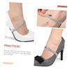 FOMIYES 4pcs High Heels Anti Drop Heel Elastic Shoe Laces
