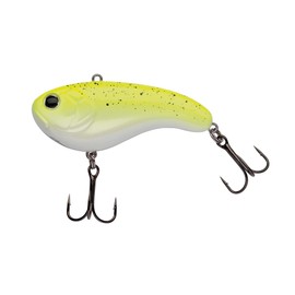 Berkley Flatt Shad, Fishing Hook, Hard Lures, PredatorFishing, Perch, Pike, Zander, Unisex, UV Spotted Neon Yellow, 11g | 50mm