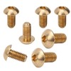 50Pcs Round Hex Socket Screw Copper Fastener Hardware Tools Industrial