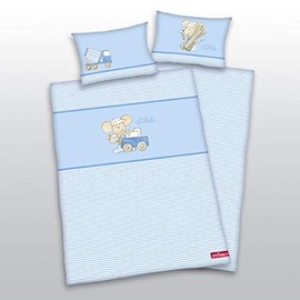 Herding 244755063521 Bedlinen Lillebi, Pillow Case: 40 x 60 cm Plus Duvet Cover: 100 x 135 cm, 100% Cotton, Renforce