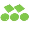 5Pcs Silicone Trivet Mat Square Round Honeycomb Hot Pad Non