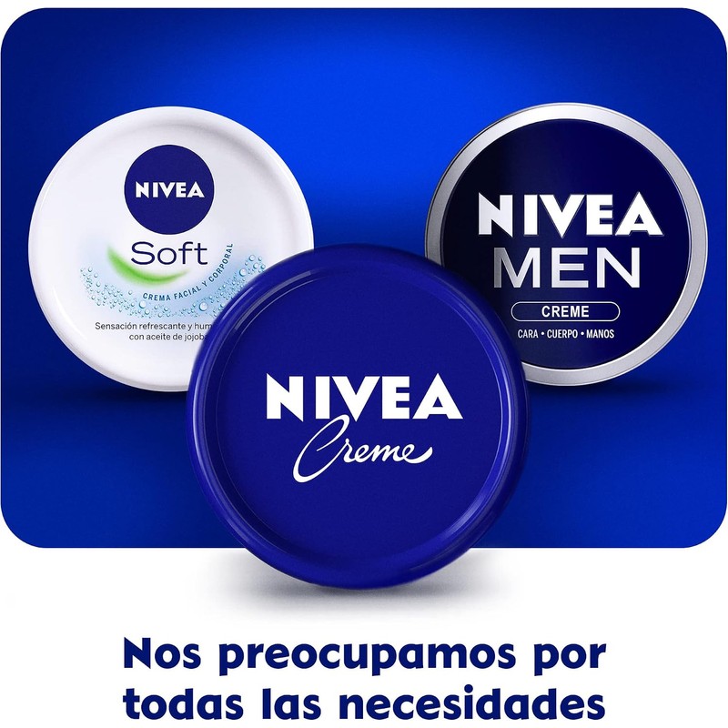 NIVEA Creme (100ml), crema humectante de larga duración para el
