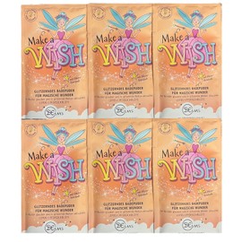 Dresdner Essenz Glittering Bath Powder Make a Wish 6 x 60 g Pack of 6