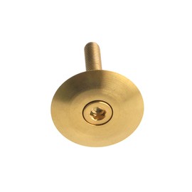 Dingtai Titanium Bicycle Parts Head Set Stem Top Cap & Bolt CNC Gold M6x35mm (Gold)