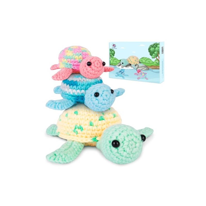 Crochetta - Kit de ganchillo para principiantes, kit de ganchillo