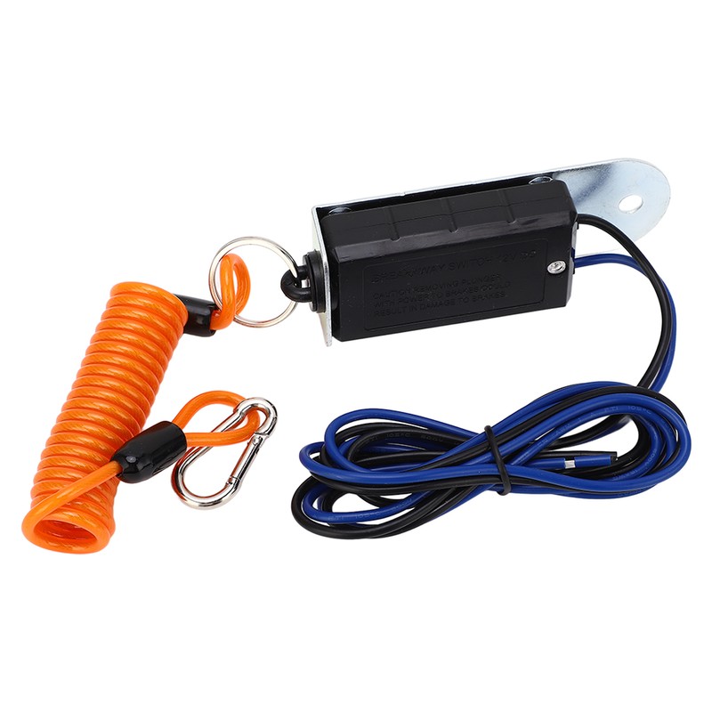 6 Foot Trailer Breakaway Switch 304 Stainless Steel PVC ABS